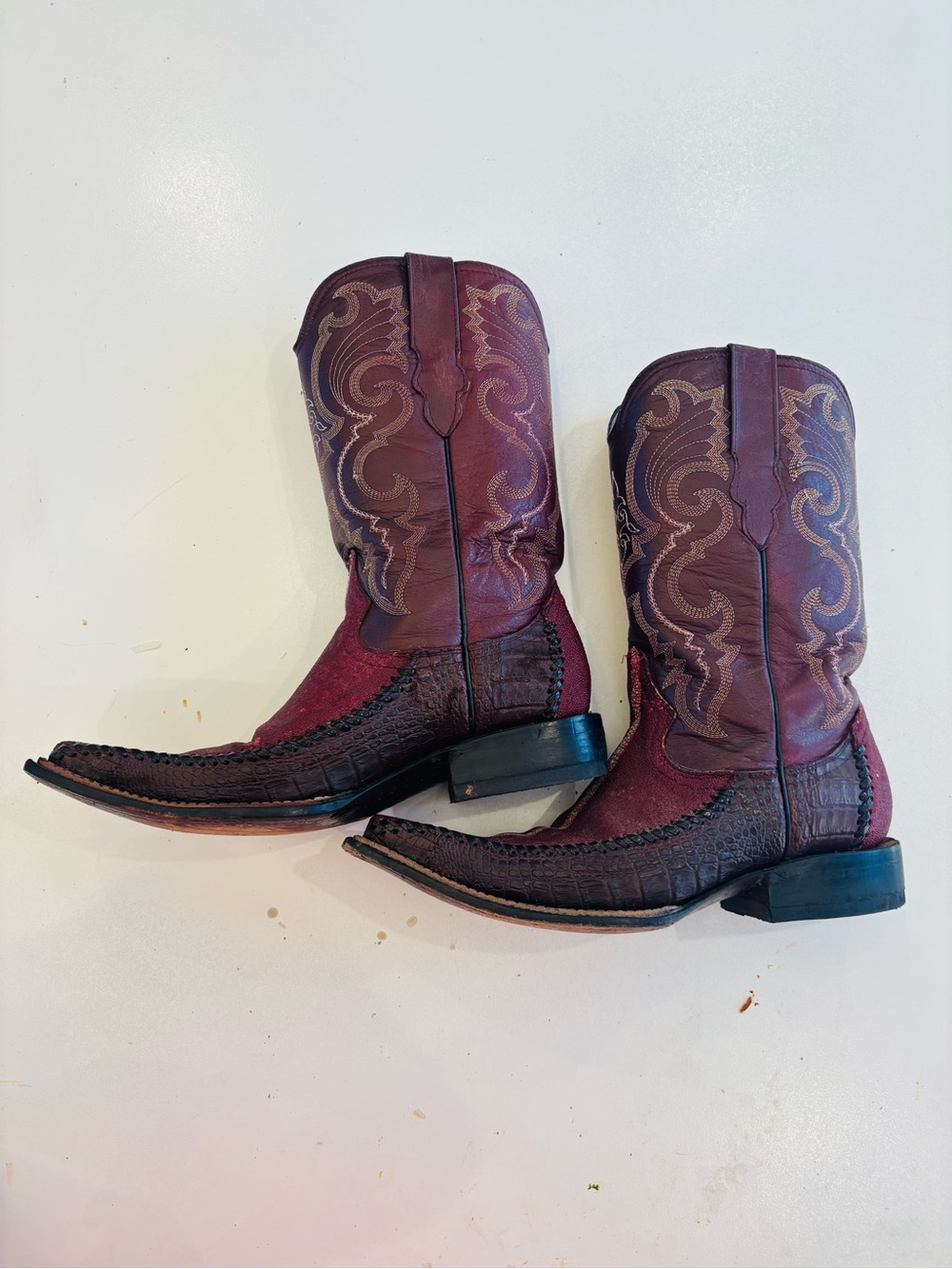 Jar Boots Women's Burgundy Western Boots size 7 - Picture 4 of 17